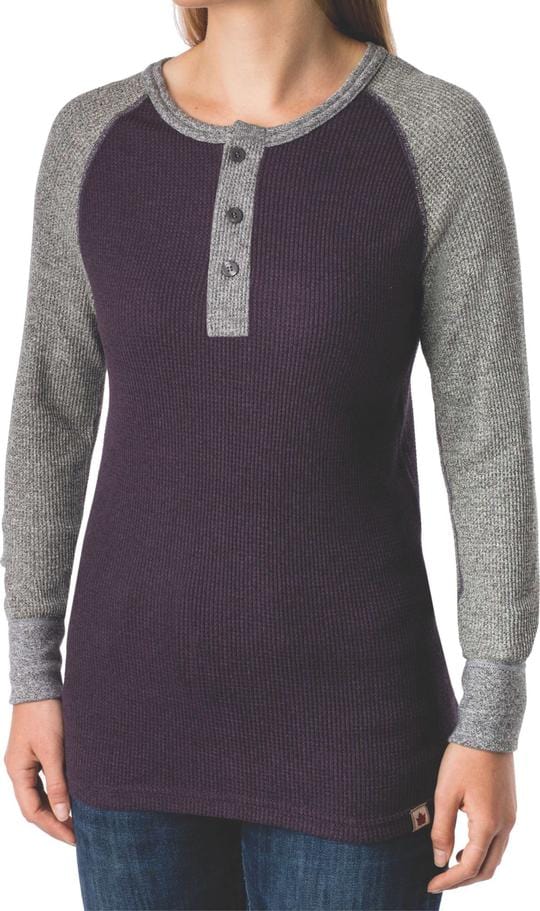 Stanfields Heritage Waffle Henley pour femme