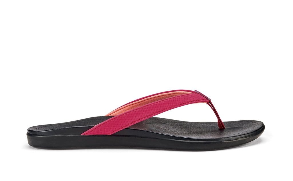 OluKai 'Ohana - Petal Pink / Black  Women's Beach Sandals – OluKai Canada