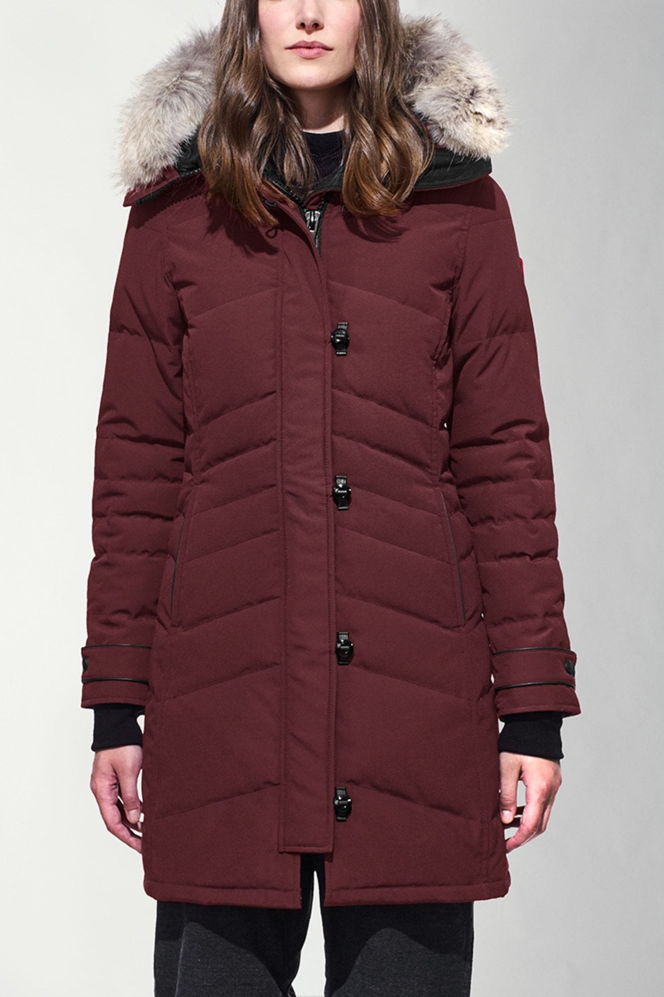 Canada goose lorette down coat sale with coyote fur