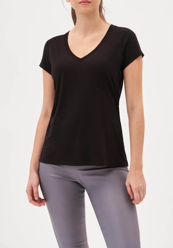 Tyler Madison Marylin Short Sleeve V-Neck T-Shirt