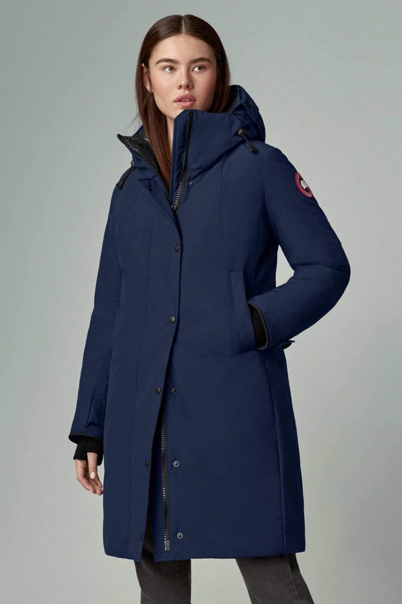 Navy blue parka clearance womens