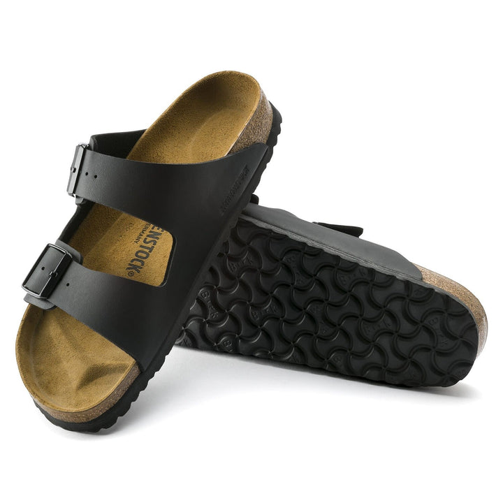Birkenstock Arizona Black Birko-Flor Sandals - Regular