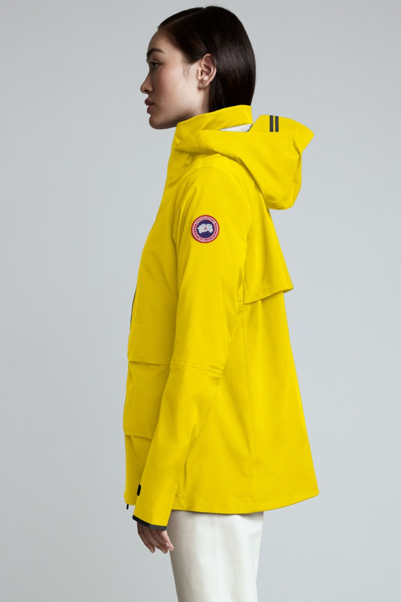 Canada goose store yellow rain jacket