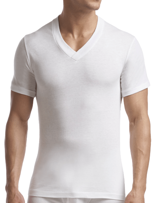 Stanfields T-shirt suprême à col en V pour hommes