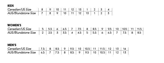 Chelsea Boots Blundstone Sizing Us Blundstone 587 Blundstone