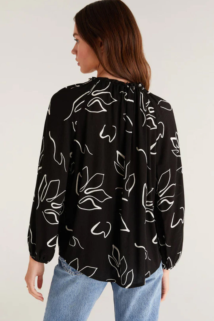 Z Supply Athena Abstract Top