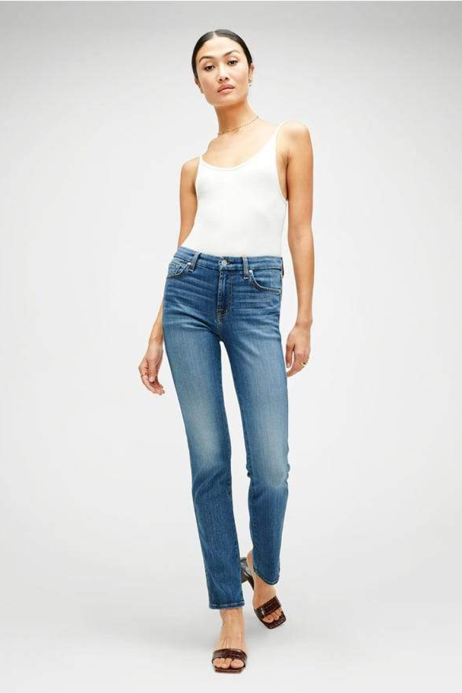 7 For All Mankind Kimmie Straight - Love Story