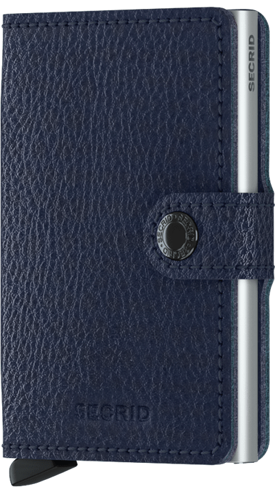 Secrid Mini Wallet - Veg Navy Silver