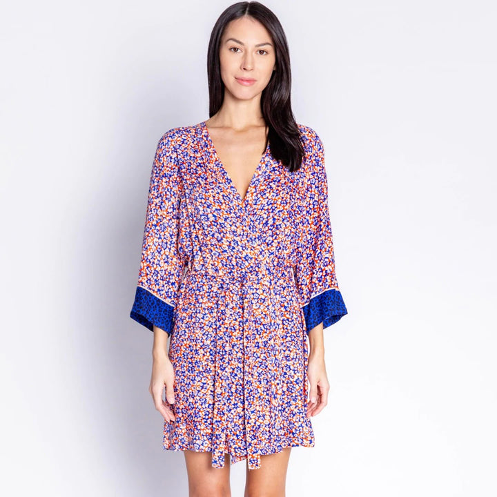 PJ Salvage Blueberry Fields Ditsy Floral Robe