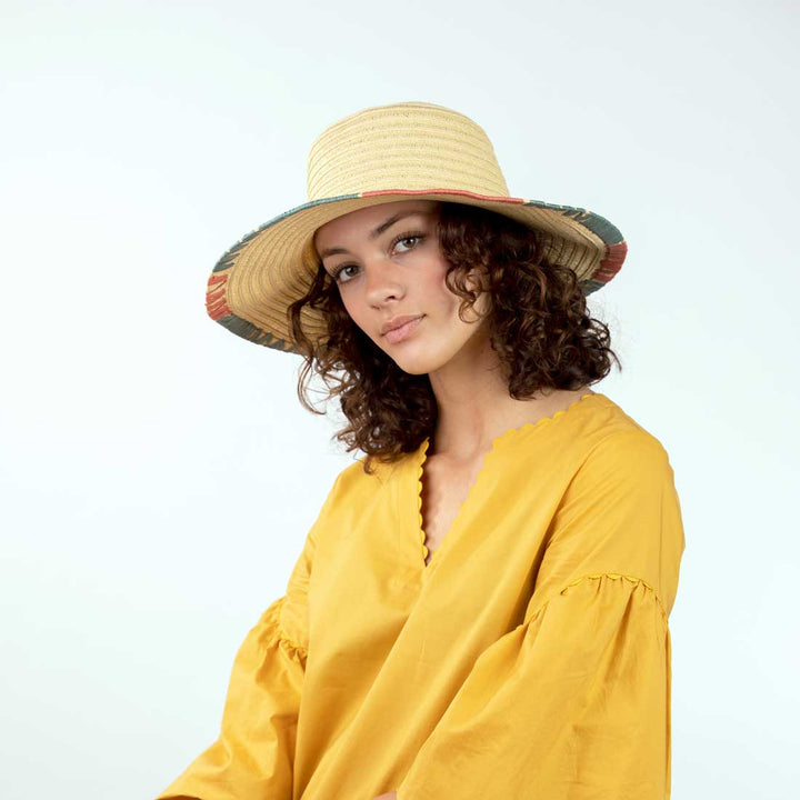 Chapeau de Soleil Paille Femme Pistil - Joni