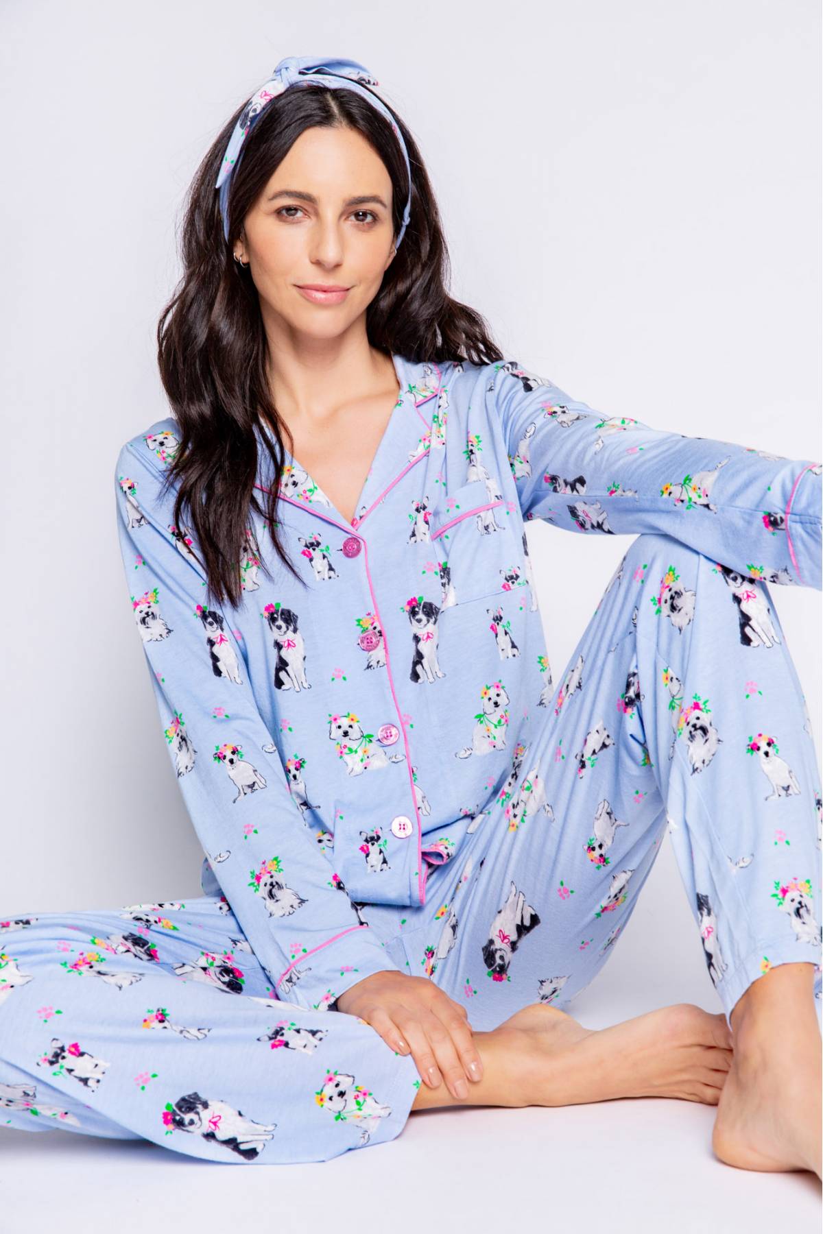 PJ Salvage Playful Prints Dogs PJ Set