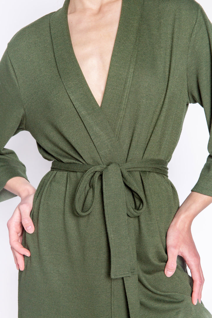 PJ Salvage Reloved Lounge Solid Robe