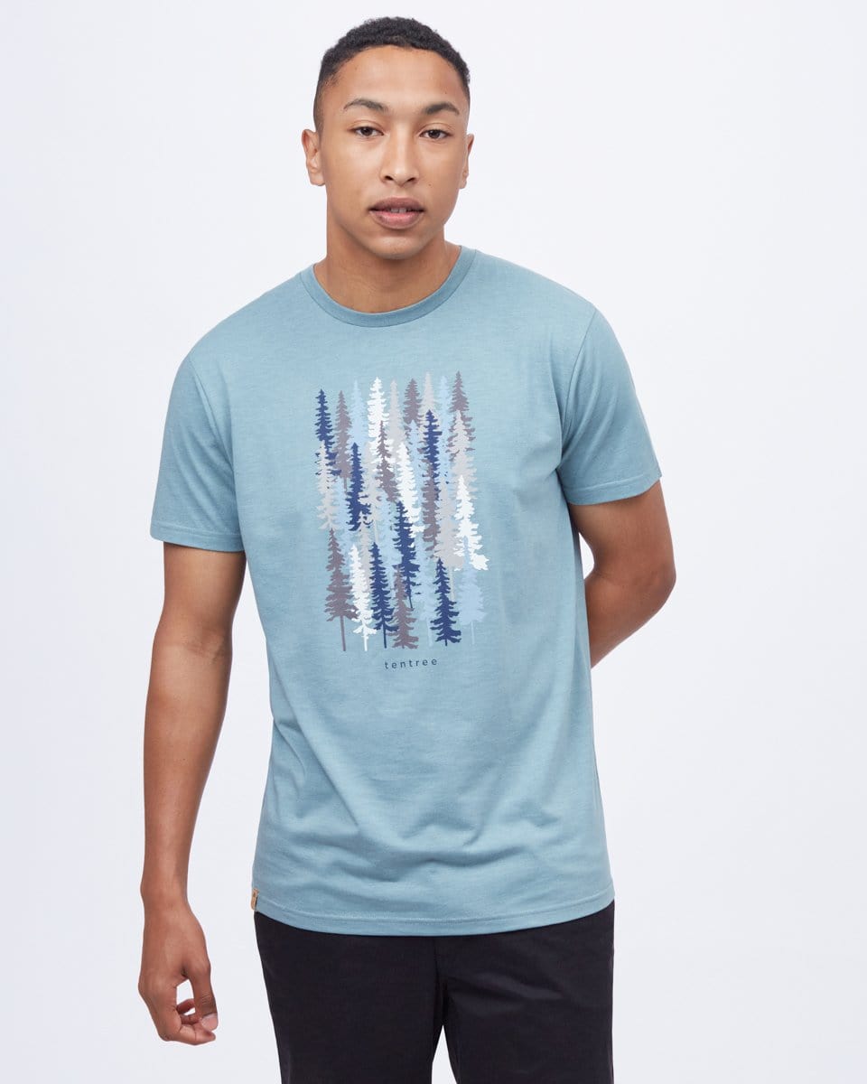 Men's Spruced Up T-Shirt - Blue Front View
