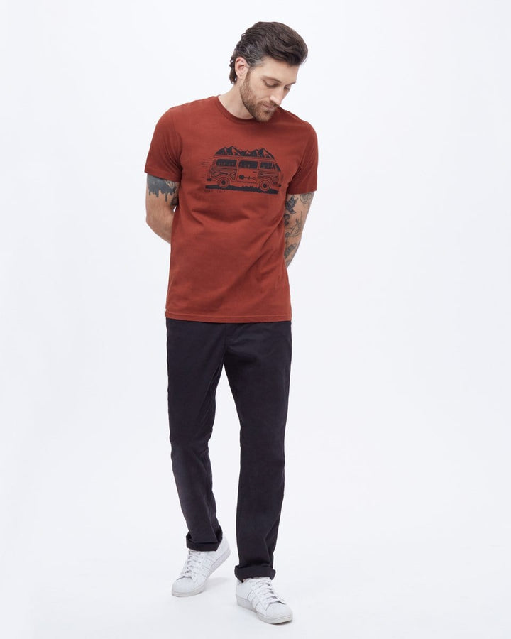 Men's Road Trip T-Shirt - Red Front Full View