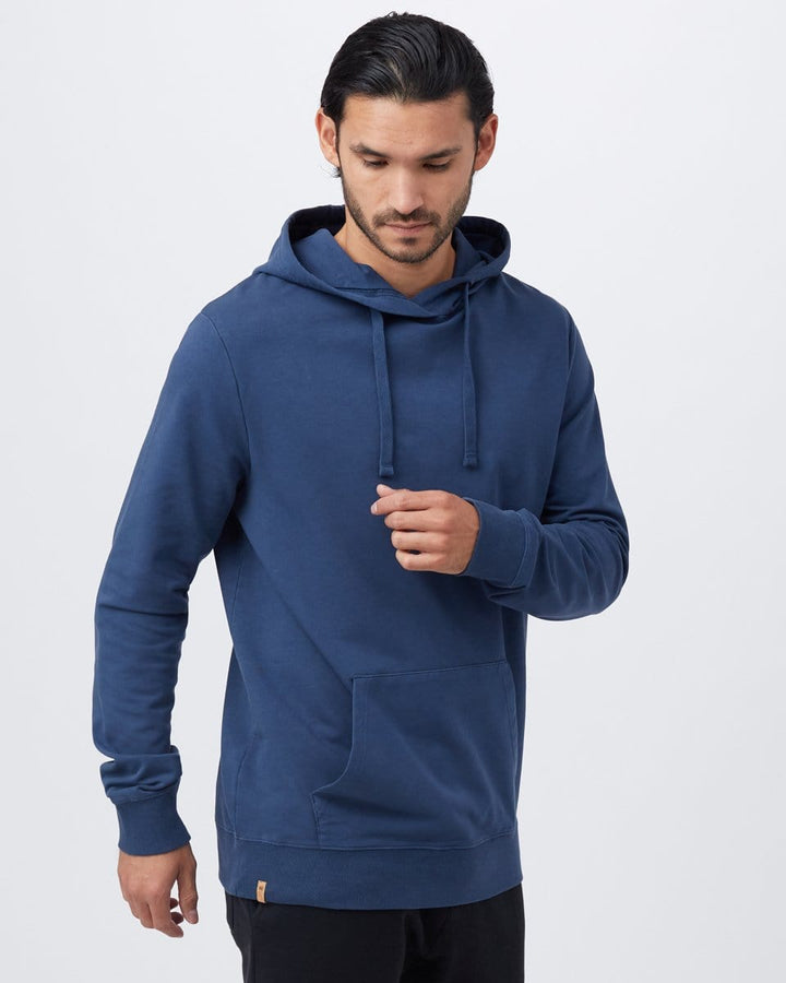 Men's French Terry Reynard Hoodie - Blue Front View