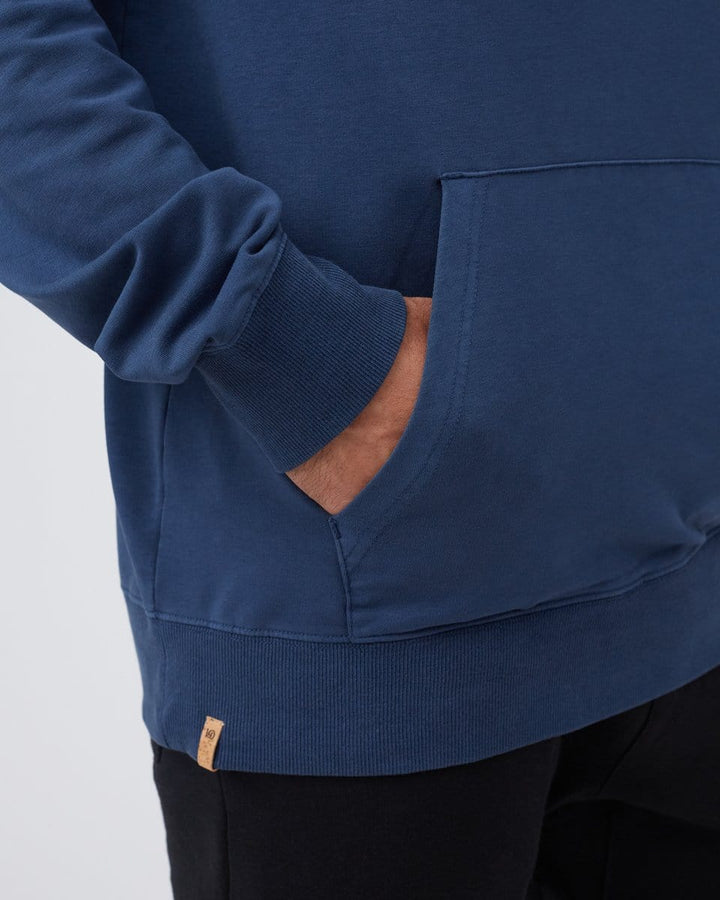 Men's French Terry Reynard Hoodie - Blue Front Pocket