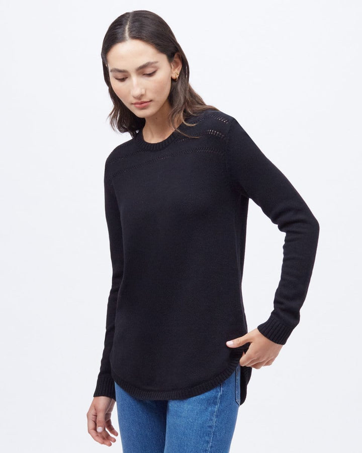 Women's Forever After Sweater - Black - Front - Angle