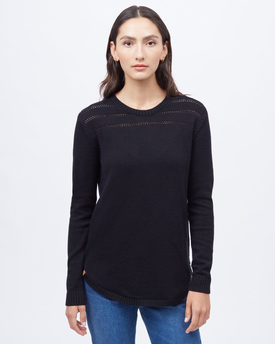 Women's Forever After Sweater - Black - Front