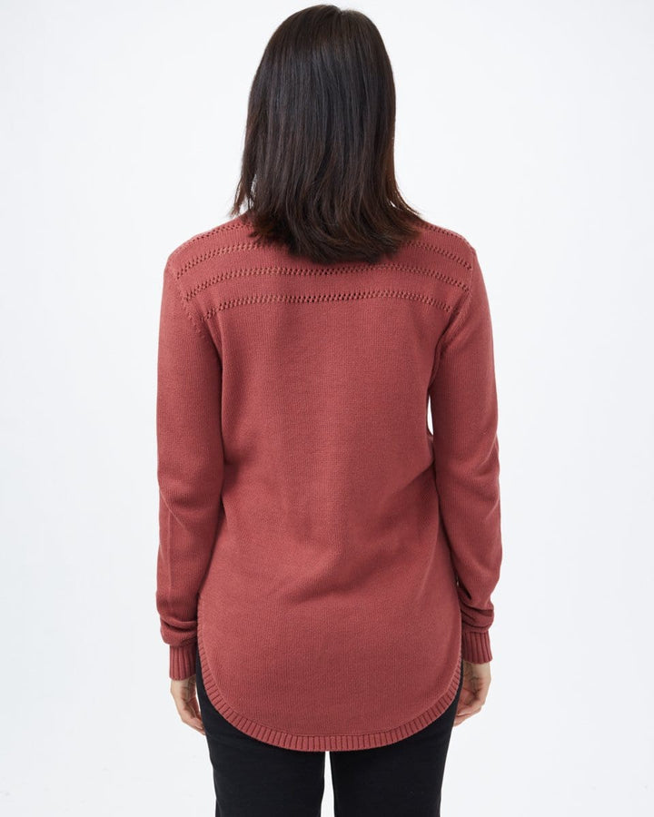 Women's Forever After Sweater - Red - Back - View