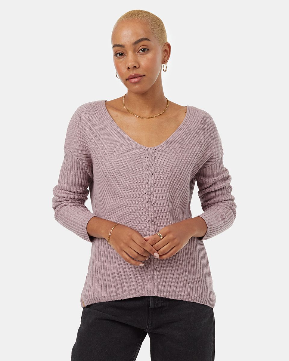 Tentree Highline Cotton V-Neck Sweater