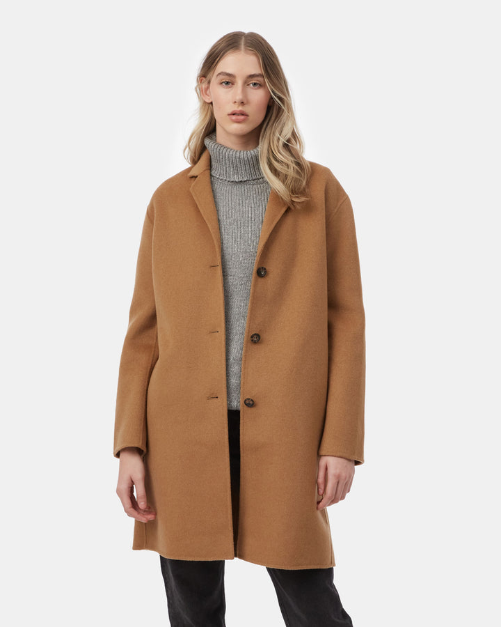 Manteau long en laine Tentree 
