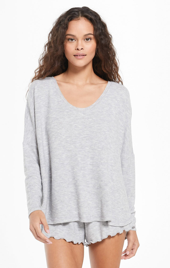 Z Supply Women's Hang Out Long Sleeve Top