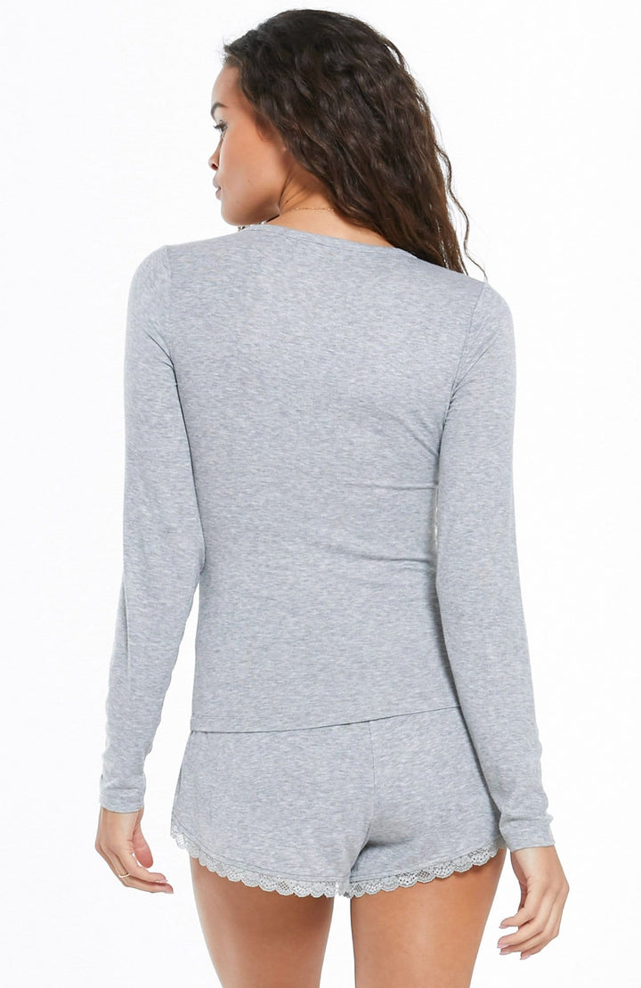 Z Supply Women's Go To Long Sleeve Top