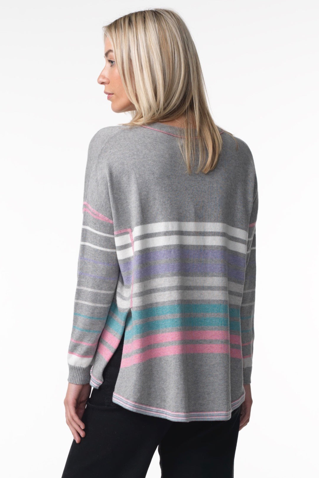 Zaket & Plover Stripe Boxy Sweater