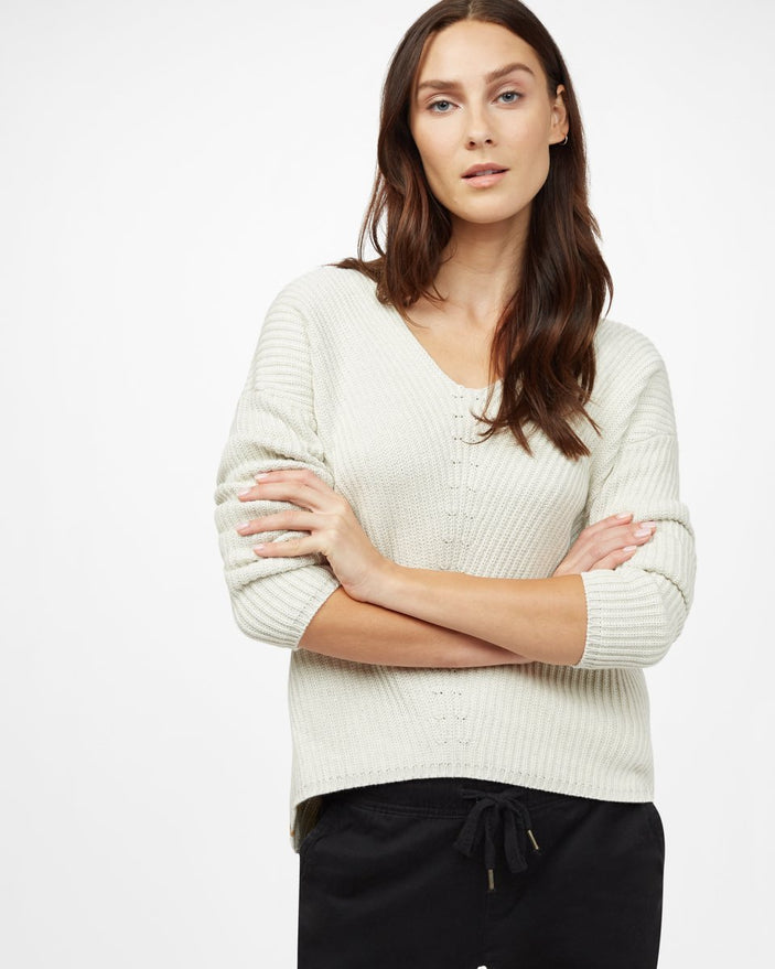 Tentree Highline Cotton V-Neck Sweater