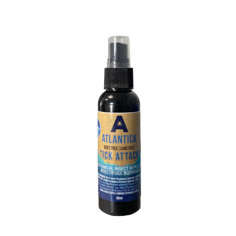 Atlantick Tick Attack Botanical Insect Repellent 60ml - Natural Outdoor Spray