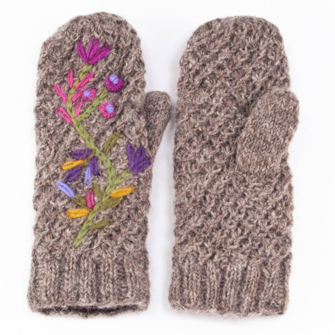 Lost Horizons Women's Naomi Wool Knit Mittens