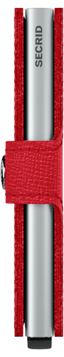 Mini Portefeuille Secrid - Rouge Crisple