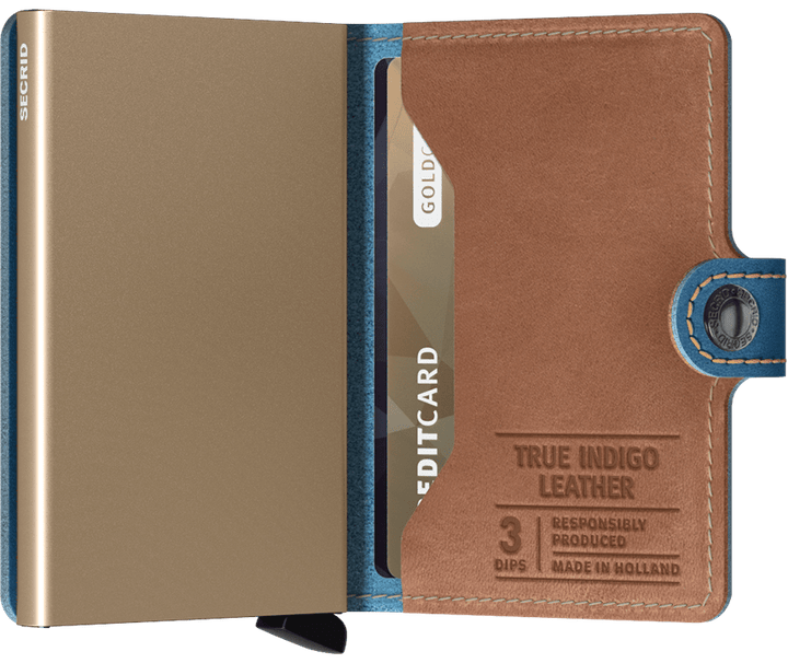 Secrid Mini Wallet - Indigo 3 Sand