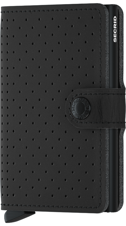 Secrid Mini Wallet - Perforated Black