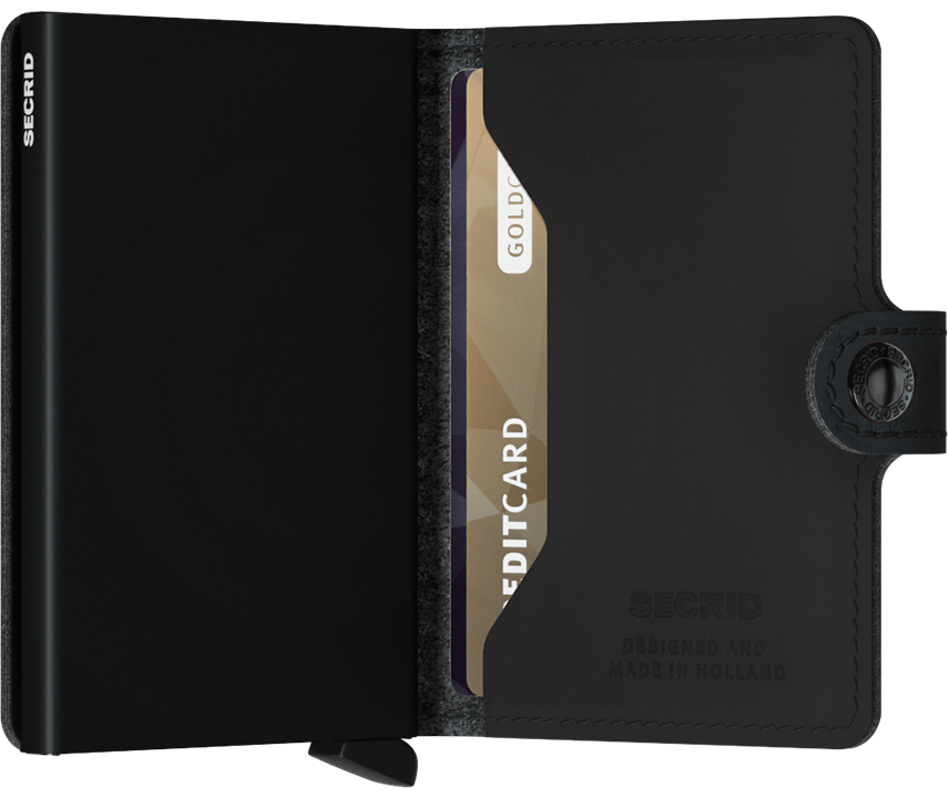 Secrid Mini Wallet - Perforated Black