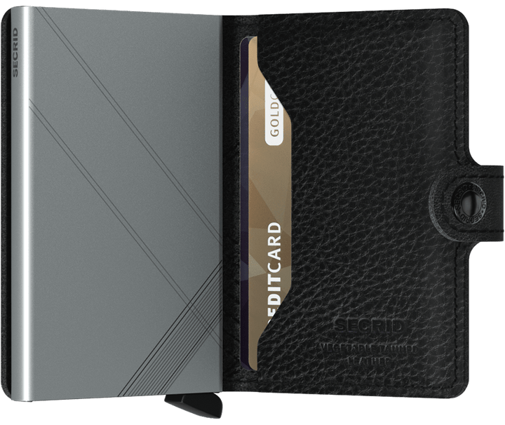 Secrid Mini Wallet - Stitch Linea Black