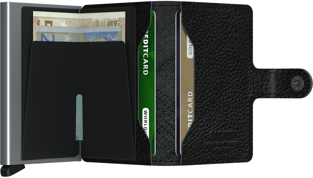 Secrid Mini Wallet - Stitch Linea Black