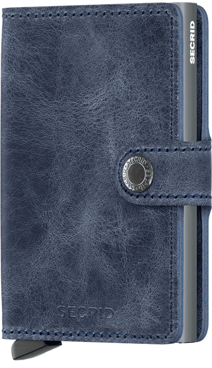 Mini Portefeuille Secrid - Bleu Vintage