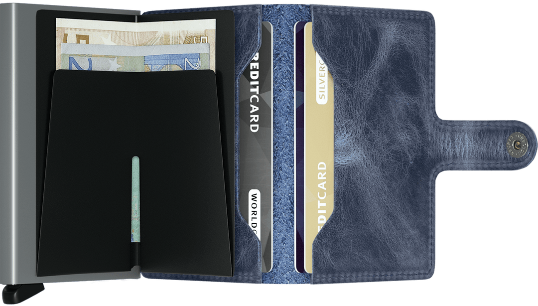 Secrid Mini Wallet - Vintage Blue