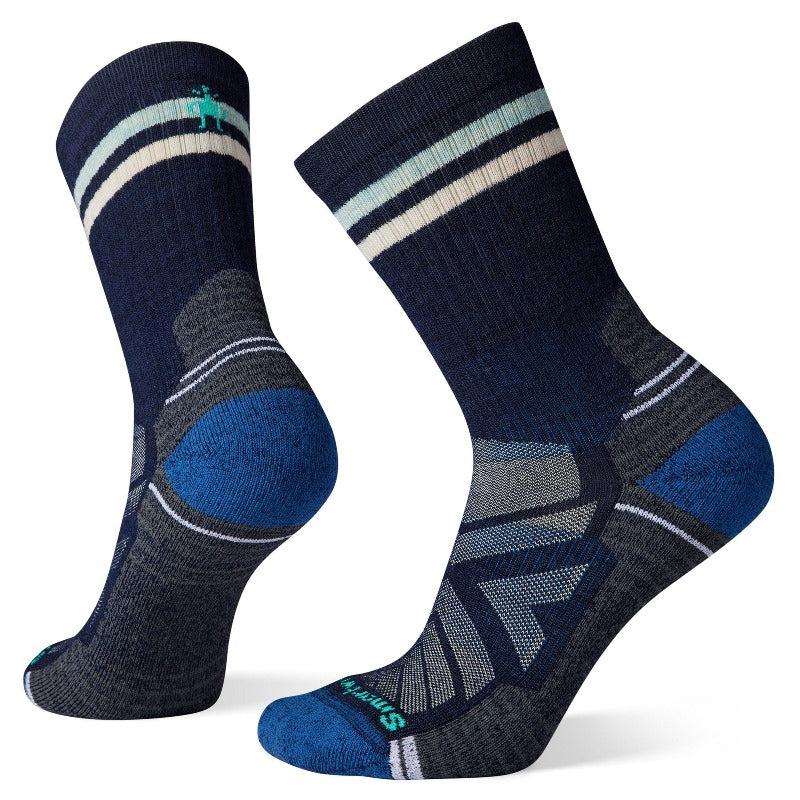 SmartWool Women's Hike Light Cushion Tube Stripe Crew Socks