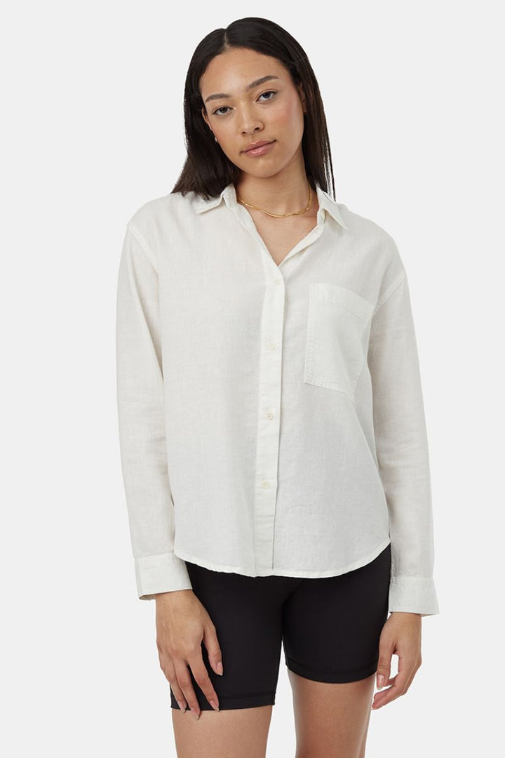 Tentree Hemp Button Front Shirt