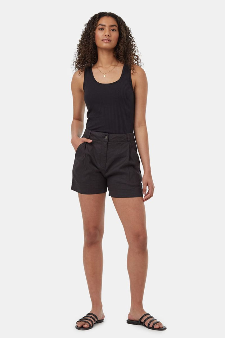 Tentree Pleated High Waisted Shorts