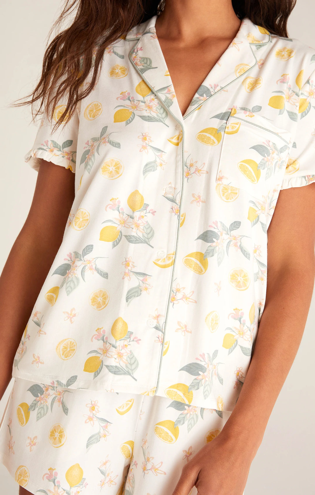 Z Supply Summer Lemon PJ Set