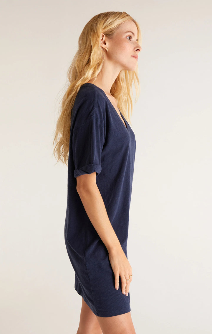 Z Supply V-Neck T-Shirt Dress